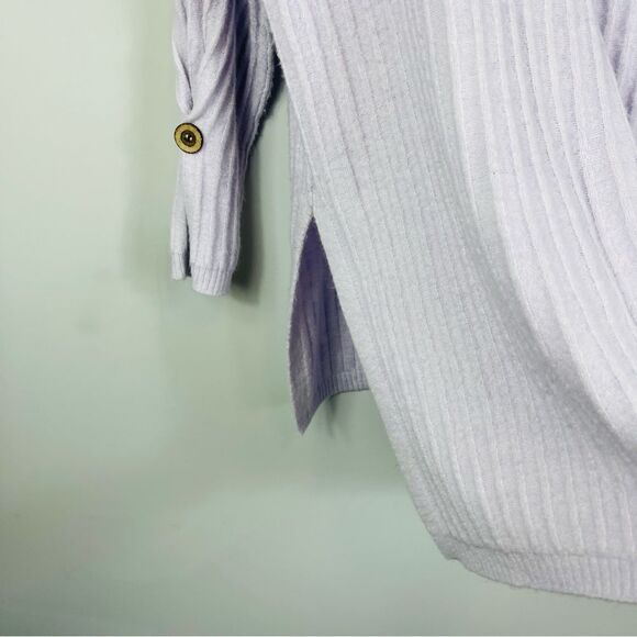 Free People Around the Clock Pullover Cozy Lavender Oversized Sweater Tunic XS - Picture 12 of 16